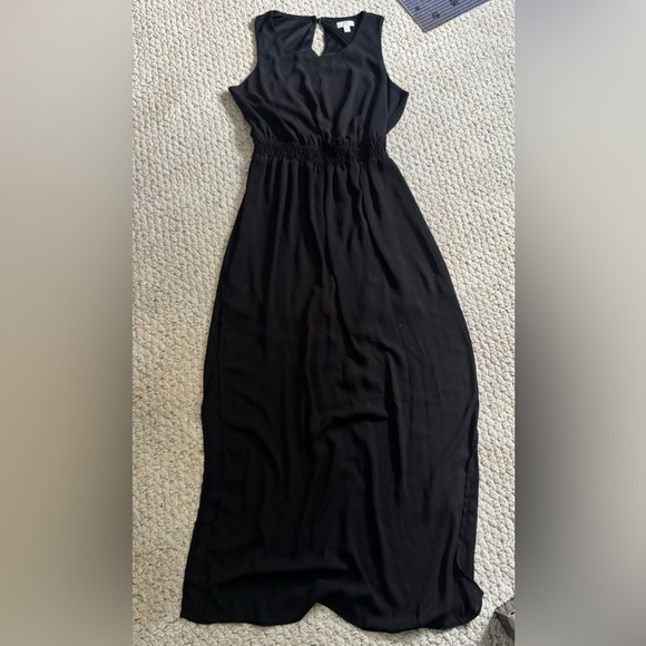 Charming Charlie Black Maxi Dress - Picture 1 of 4
